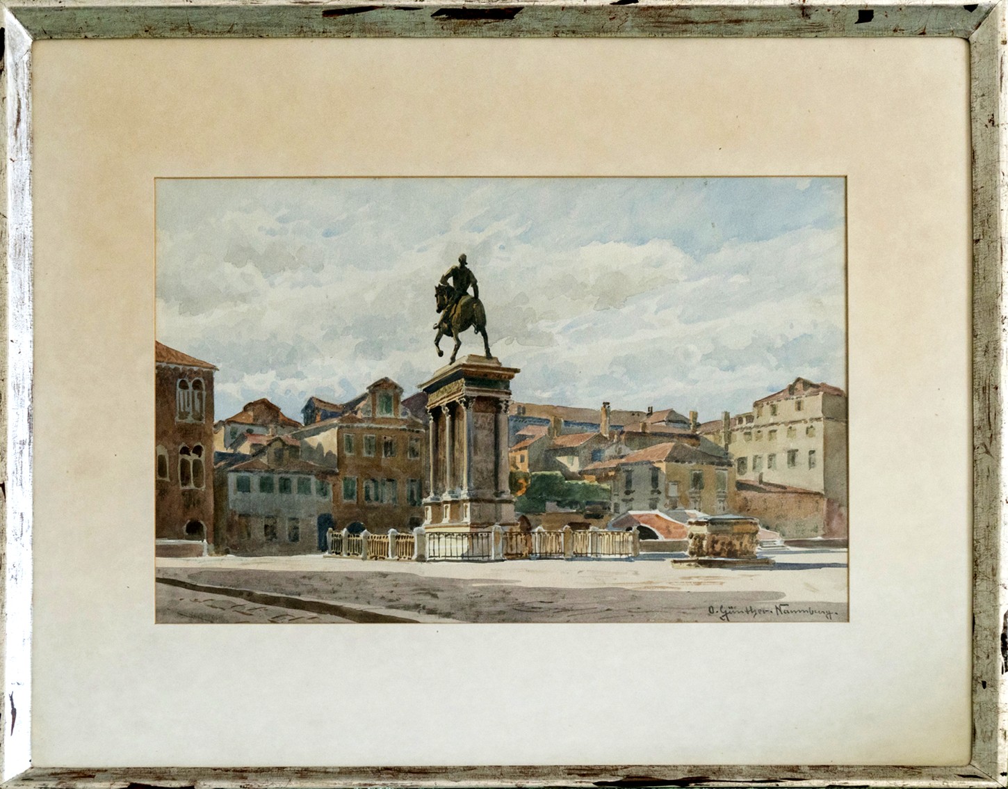 Reiterstatue des Condottiere Colleoni in Venedig