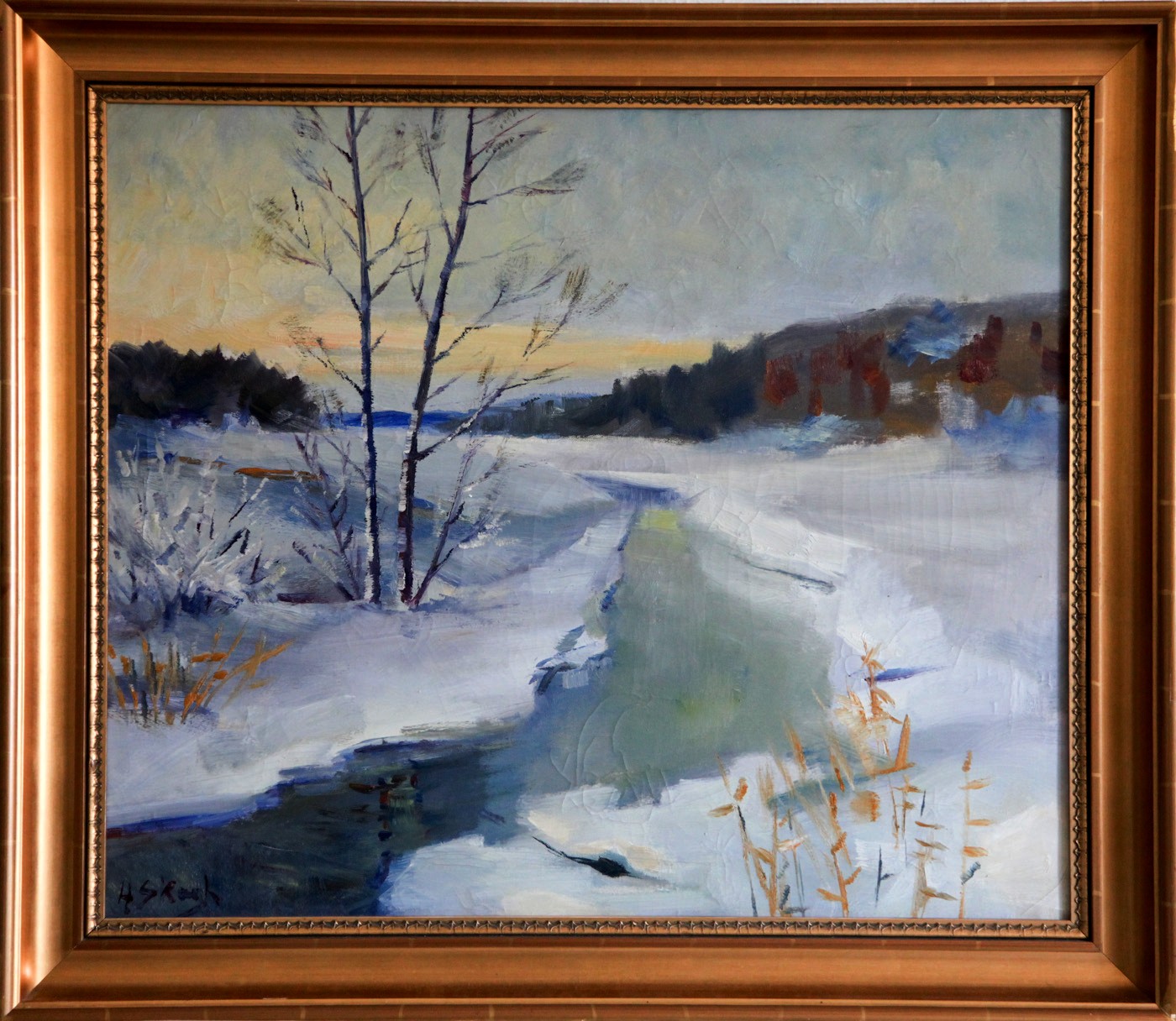 VERKAUFT! - Winterlandschaft 
