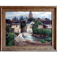 VERKAUFT! - Eifeldorf mit Fachwerkhäusern (1943)